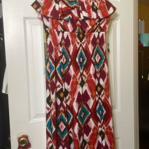Strapless dress